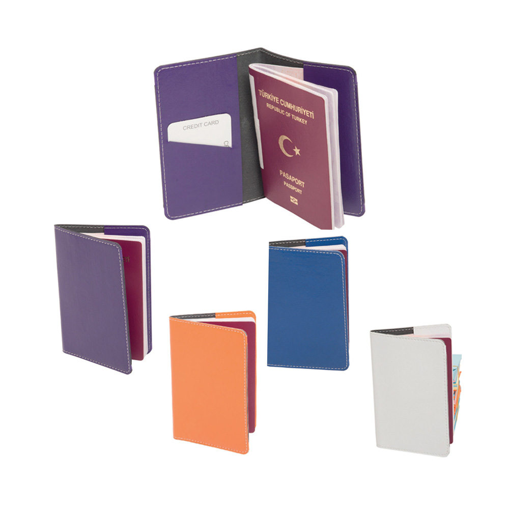 Suni Deri Pasaport Kabı