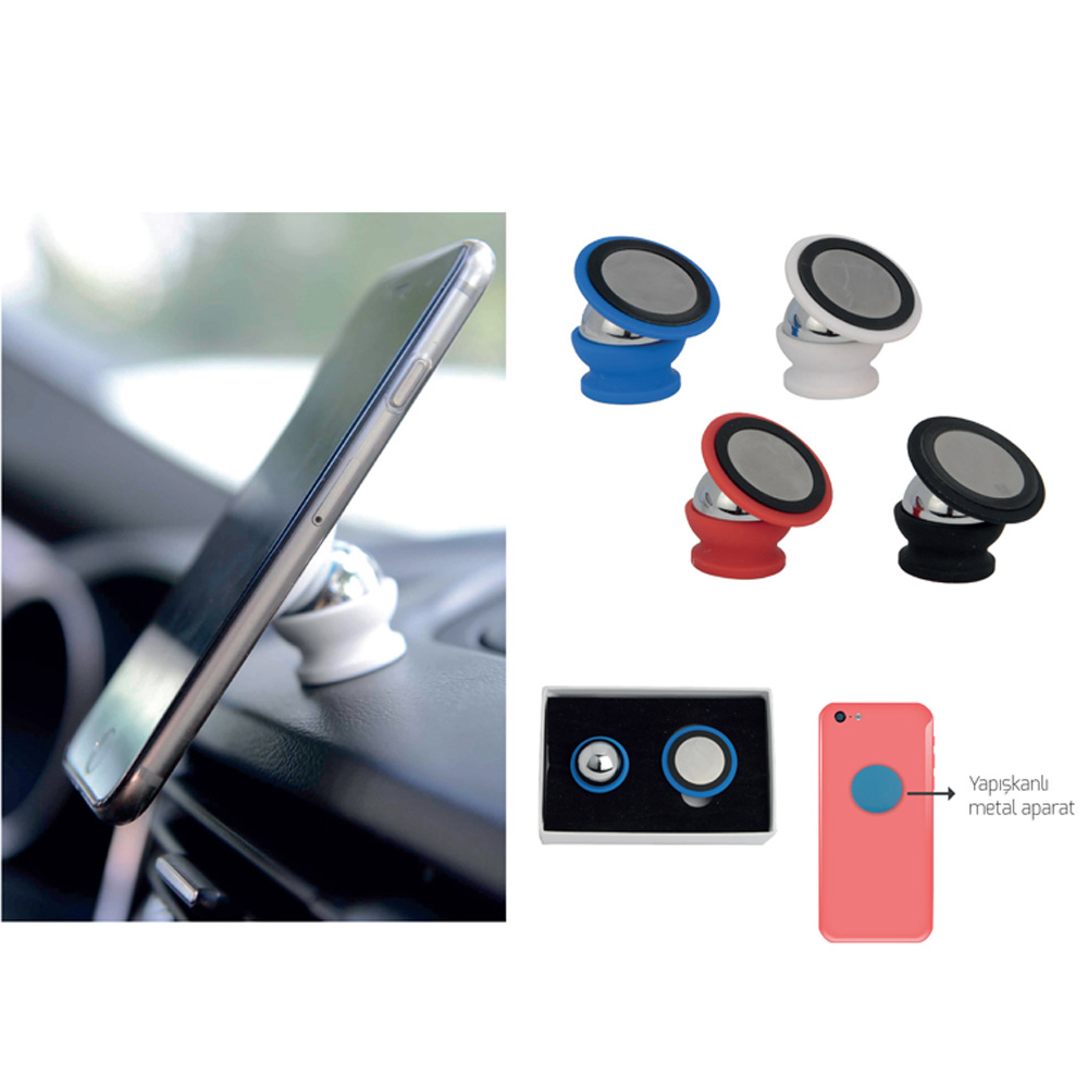 Metal Mıknatıslı Araç Telefon Standı
