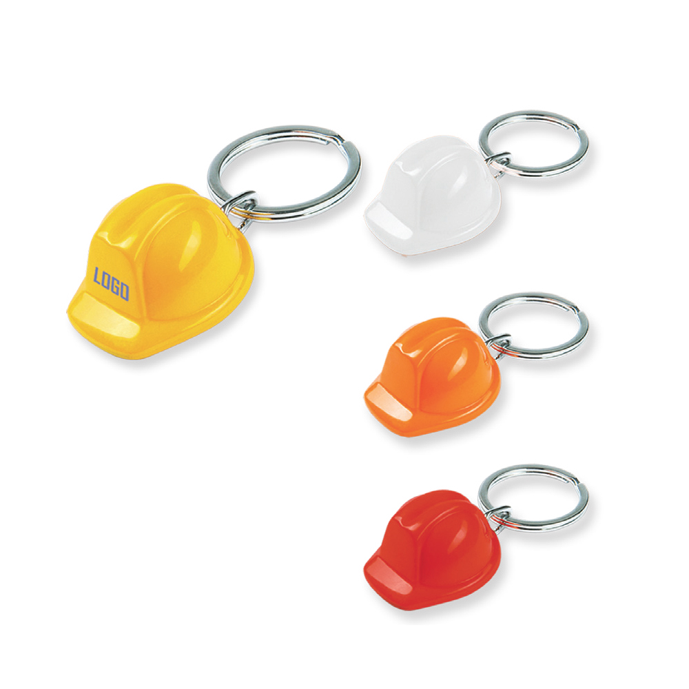 Plastik Baret Anahtarlık