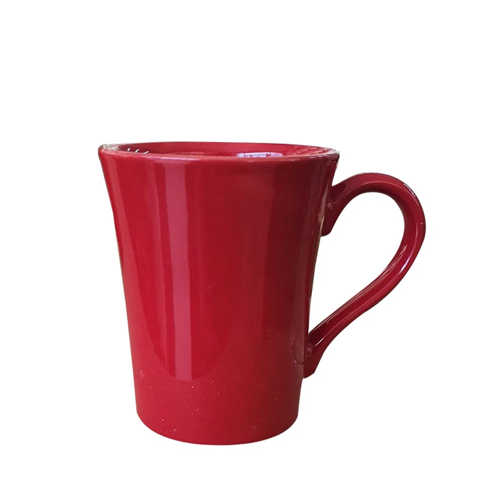 Seramik Kupa - Rüzgar Gülü (Kırmızı)