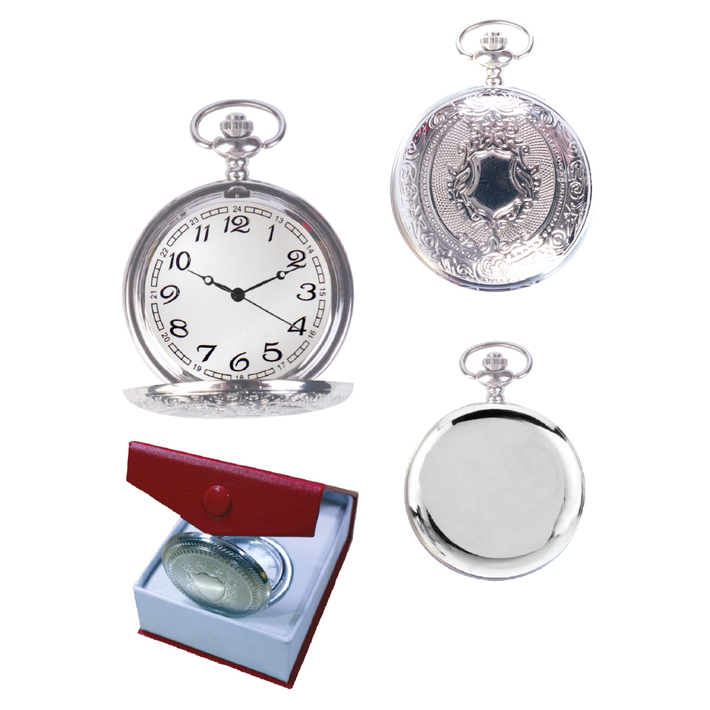 Köstekli Cep Saati - Gümüş