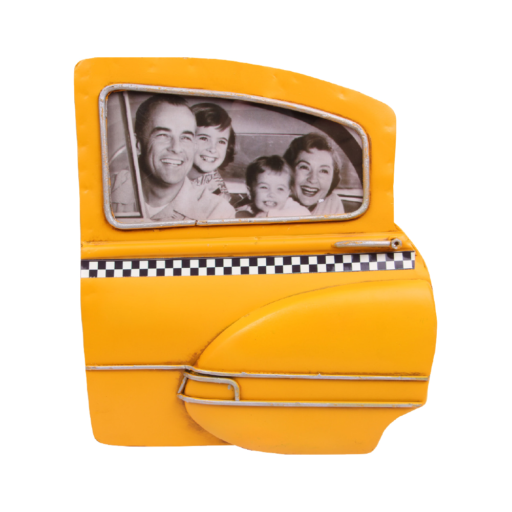 Nostaljik Taksi Kapısı şeklinde Resim Çerçevesi