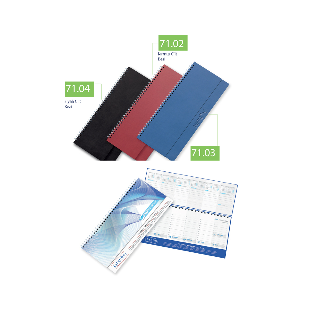 Haftalık Masa Sümeni Küçük (31x11 cm)