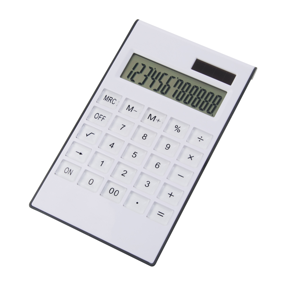 Hesap Makinası (Beyaz Tuşlu)
